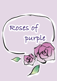 Roses of purple