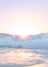 Sunset Water 383 Not AI