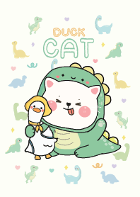 แมวอ้วนไดโน & เจ้าเป็ด :-)