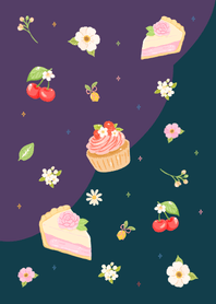 Sweetie Picnic | Deep Teal & Purple