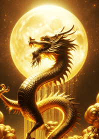 Rising Fortune - Golden Fantasy Dragon