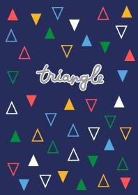 三角-カラフル-