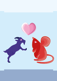 ekst Blue (Sheep) Love Red (Rat)