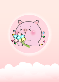 Simple Lovely Pig Pig Theme