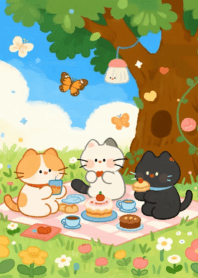 Cat Gang in the Grass 1_53