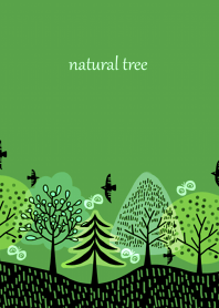 Green forest, Scandinavia.