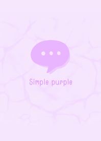 Simple purple: marble