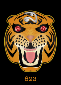 Tiger Lucky Number 623 (Orange)