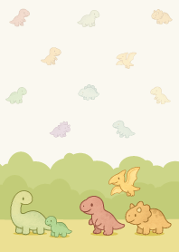Walking little dino._pattern12