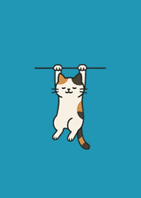 Hanging Cat|Fresh Blue#5