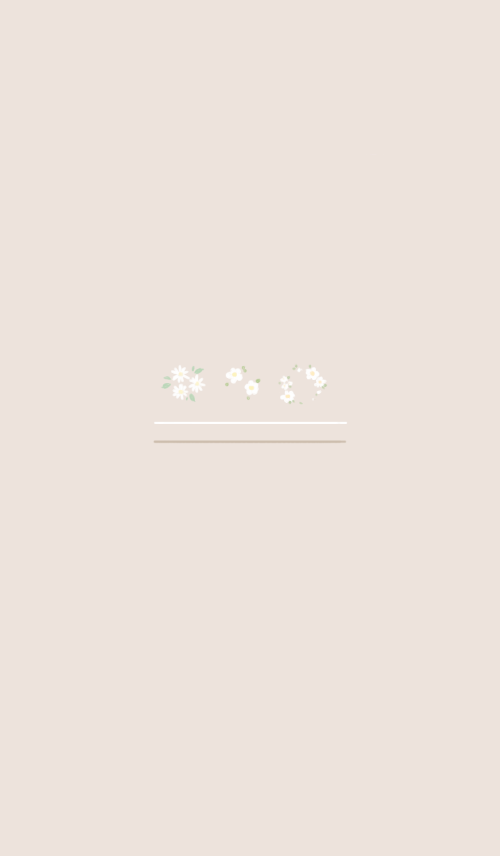 White flowers theme