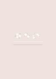 White flowers theme