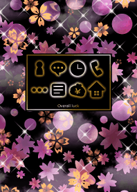 Overall luck -Pink cherry blossoms-