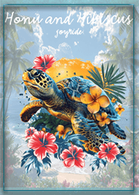 Honu and Hibiscus_2