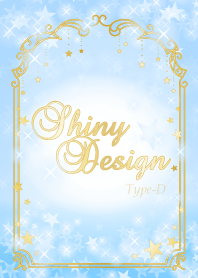 Shiny Design Type-D Light blue Star