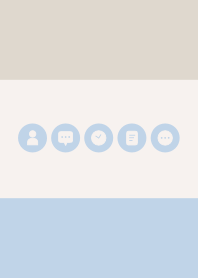 SIMPLE(beige blue)V.5b