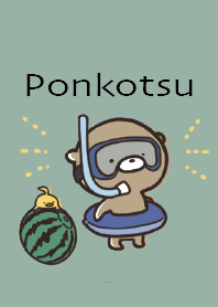 Beige Khaki: A little active, Ponkotsu