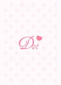 Heart dot -Happy Pink-
