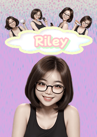 Riley attractive girl purple03