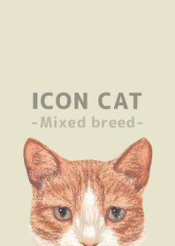 ICON CAT -Mixed breed cat- PASTEL YE/01