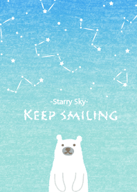 KEEP SMILING -STARRY SKY- for World