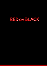 RED on BLACK