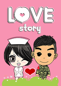 สาวพยาบาลกับหนุ่มทหาร เพราะเราคู่กัน