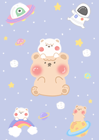 little bear tiny pastel galaxy ;-)