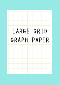 LARGE YEL GR GRID GRAPH PAPER-BLUE GREEN