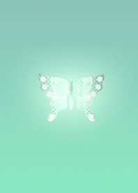 Lucky Butterfly Light Blue Pearl