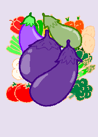 Theme Vegetable Series Aubergine