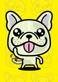 I ♡Frenchie (クリーム)J