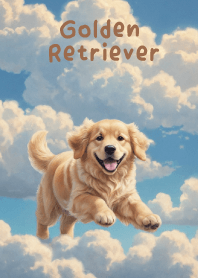 Golden Retriever on The Sky Theme (JP)