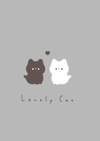 Lovely Cat (fluffy)/ gray beige BR