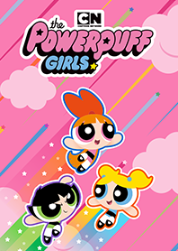 ธีมไลน์ The Powerpuff Girls Vivid Pink