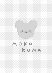 MOKO KUMA - Plaid -  #gray