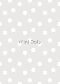 Mini Dots - Himalaya Grey