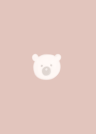 SIMPLE BEAR -BEIGE PINK-