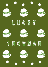 LUCKY SNOWMAN-DEEP GREEN