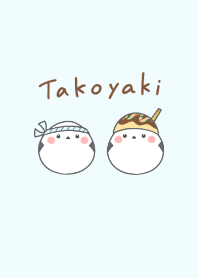 Shimaenaga and Takoyaki* -blue-