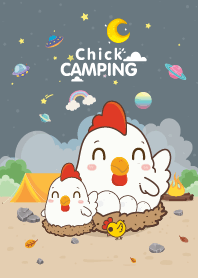 Chicken Camping Space Gray