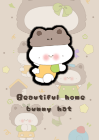 Beautiful home bunny hat3