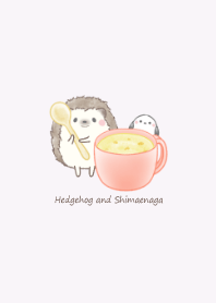 Hedgehog and Shimaenaga -soup- purple