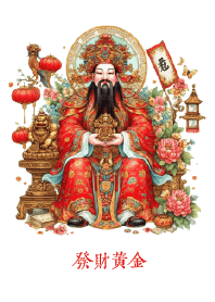 財神爺 發財黄金