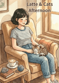 Latte & Cats Afternoon