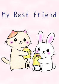 cute cat and rabbit Theme 1