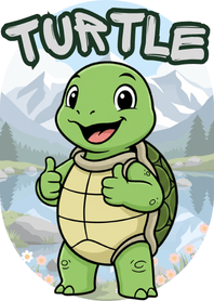 Slow & Sweet Turtle (B/W 05)