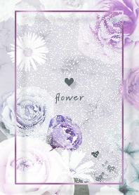 Marble and flowers Purple05_2