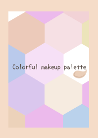 Colorful makeup palettej-PINK BEIGE