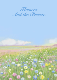 Flowers and the Breeze ( Blue )